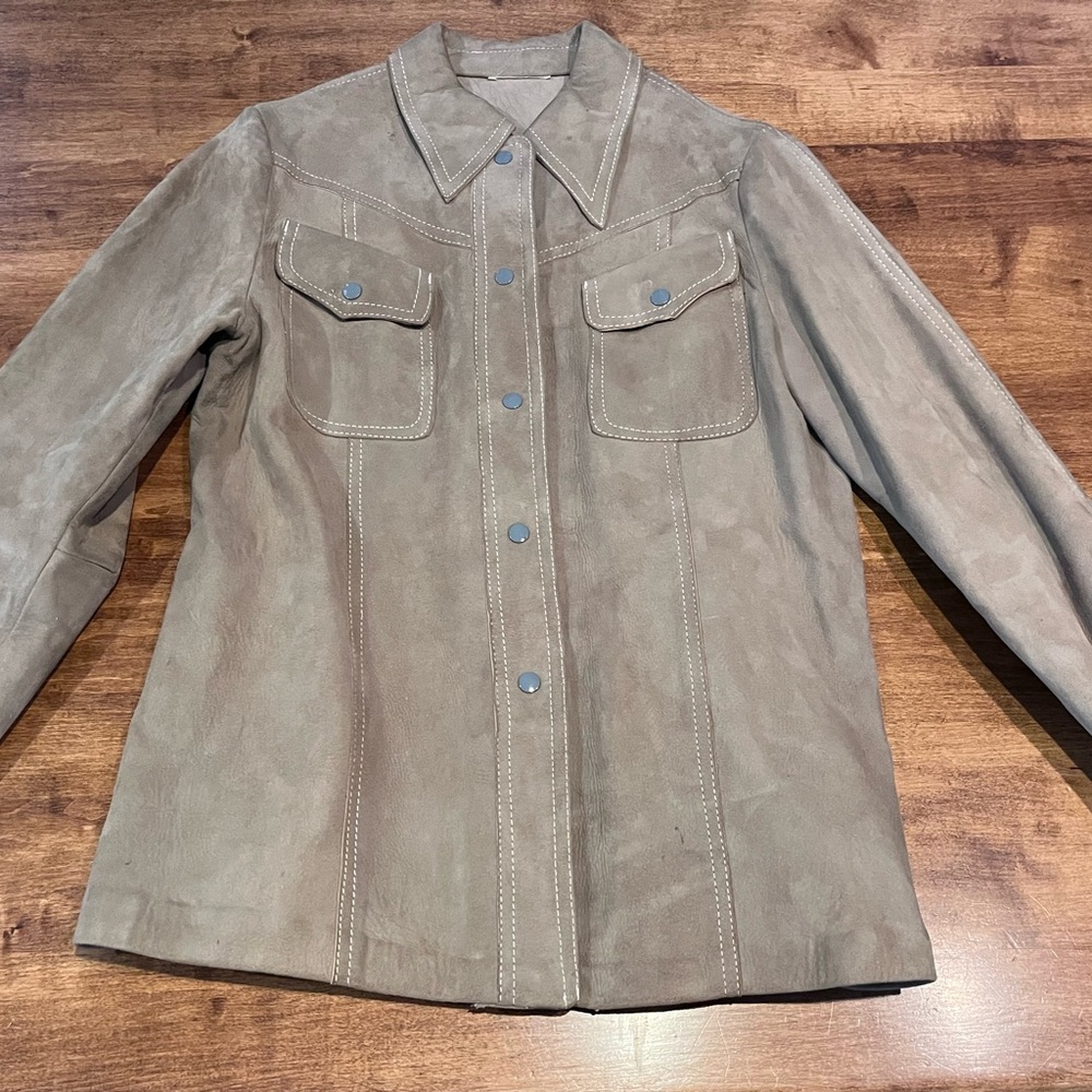 Women's Tan Suede Jacket
